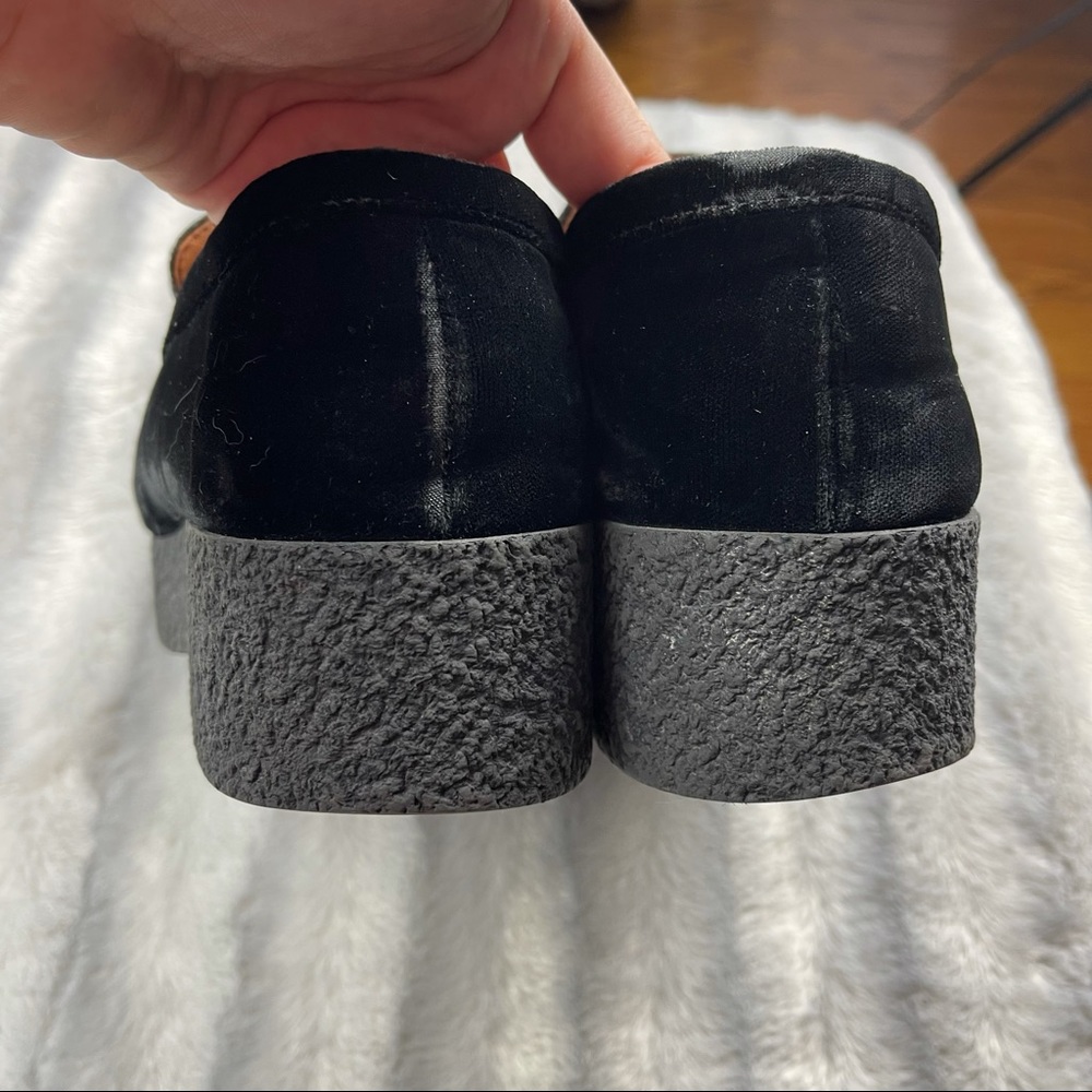 CELINE 25S LOAFERS FLAT IN BLACK SUEDE